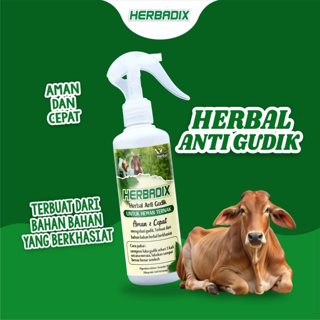 Herbadix Obat Anti Gudik Ternak