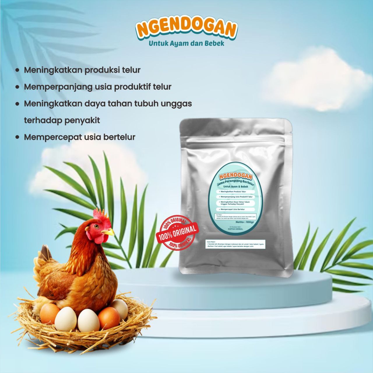 ngendogan jamu perangsang telur bebek