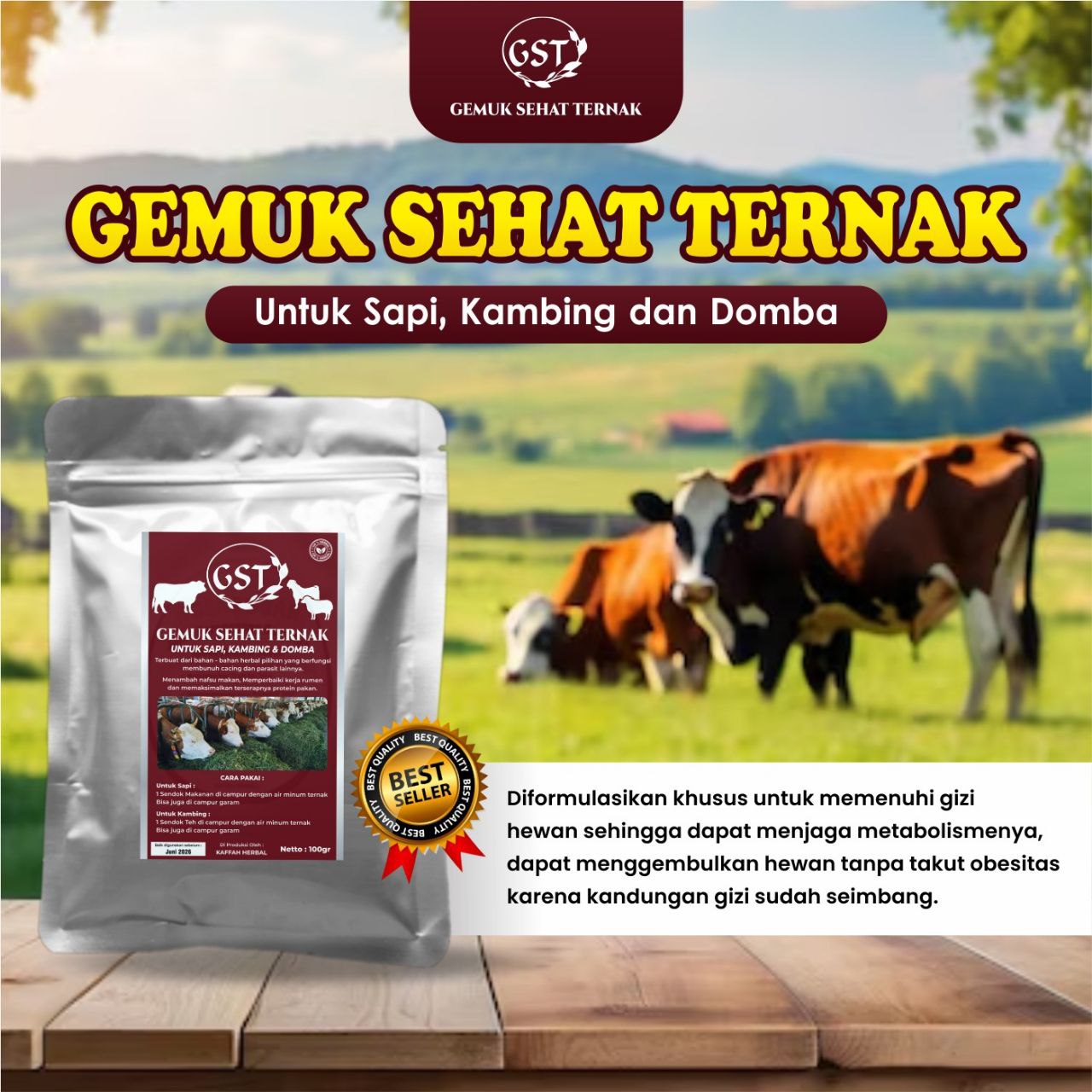 obat ternak gemuk